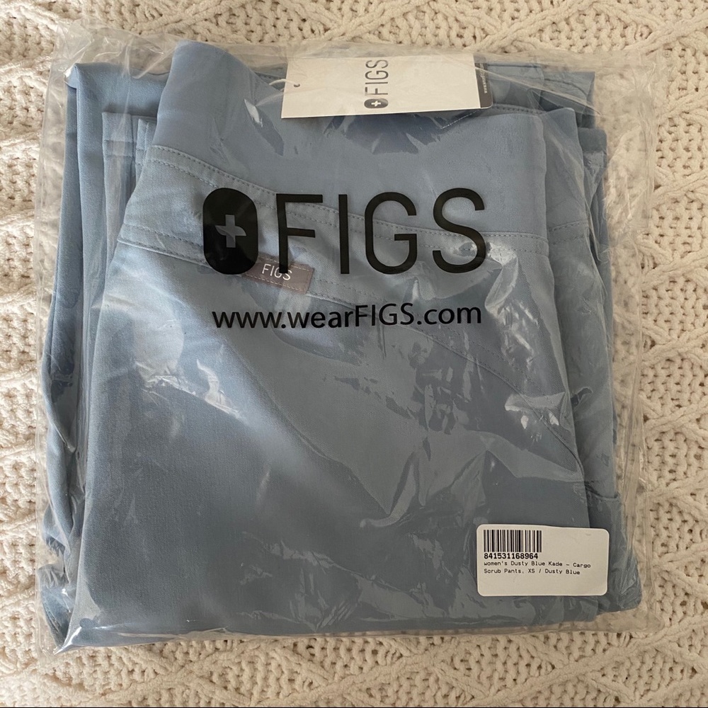 Figs Dusty Blue Kade Pants (BRAND NEW W/ TAG)